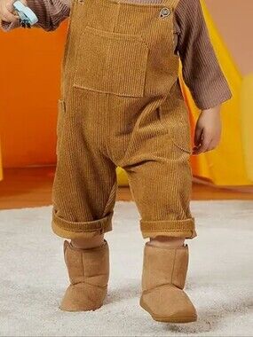 BMCiTYBM Snow Boots Fur Lines Toddler Non-Skid Soles - Unisex